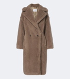 Max Mara Teddy Bear Icon cashmere and silk coat