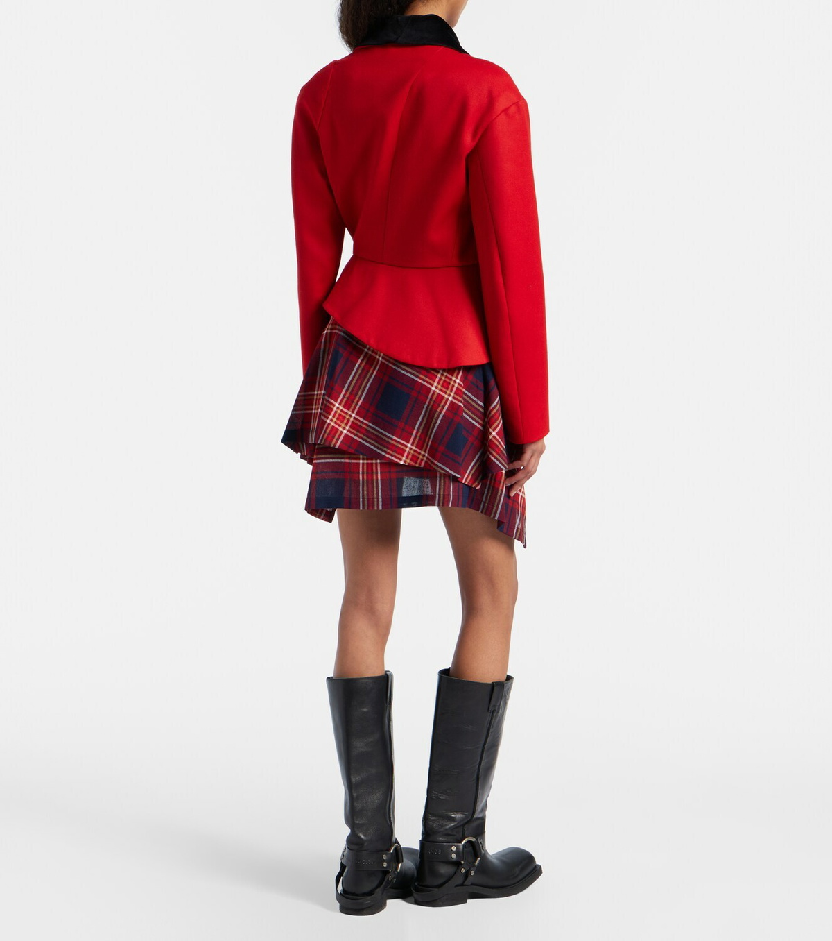 Vivienne Westwood Plaid asymmetric miniskirt Vivienne Westwood