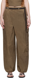 Andersson Bell Brown Wrap Cargo Pants