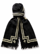 KAPITAL - Fringed Printed Voile Scarf