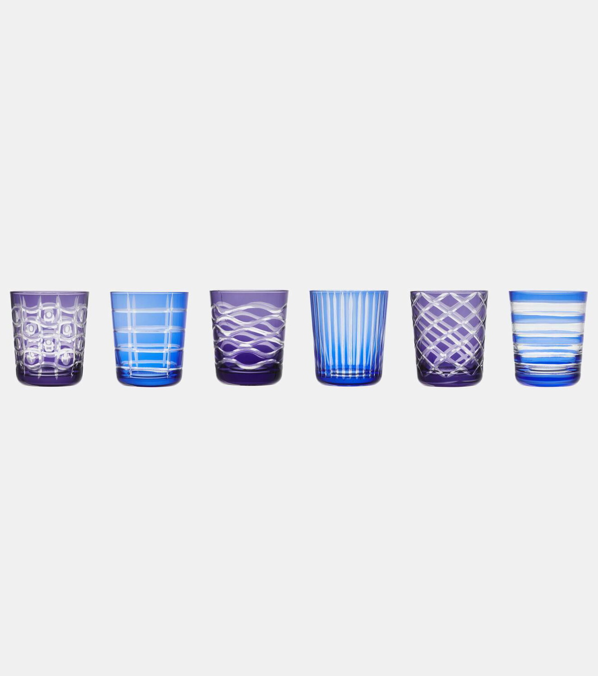Polspotten Cobalt set of 6 Tumblers
