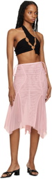 ORIENS Pink Momentum Midi Skirt