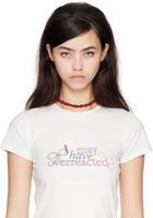 I'm Sorry by Petra Collins SSENSE Exclusive Red & Black D'heygere Edition Ladybug Necklace