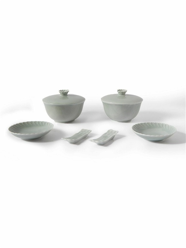 Photo: Buccellati - Ginori Asia Set of Two Porcelain Bowls and Chopstick Holders