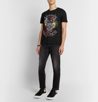 Alexander McQueen - Logo-Print Organic Cotton-Jersey T-Shirt - Black