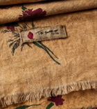 The House of Lyria Firmamento floral linen blanket