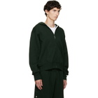 Les Tien Green Heavyweight Zip Hoodie