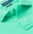 Polo Ralph Lauren - Slim-Fit Logo-Embroidered Cotton-Piqué Polo Shirt - Green