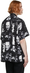 WACKO MARIA Black Silence Of The Lambs 'Guilty Parties' Short Sleeve Shirt