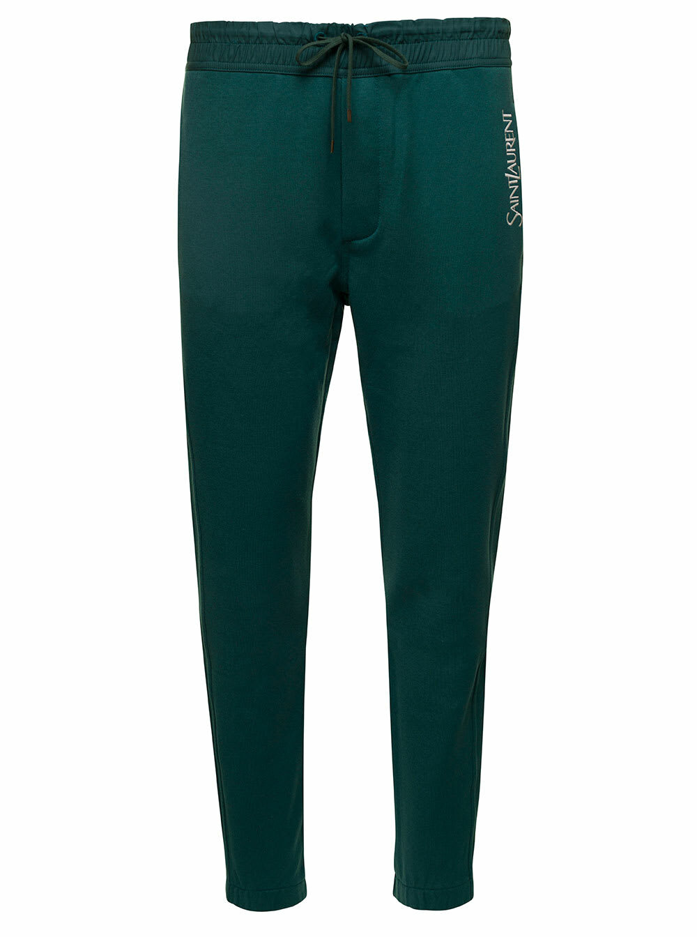 【送料&関税込】Saint Laurent Satin Joggers SAINT LAURENT - Straight-Leg Satin-Jersey Sweatpants - Black