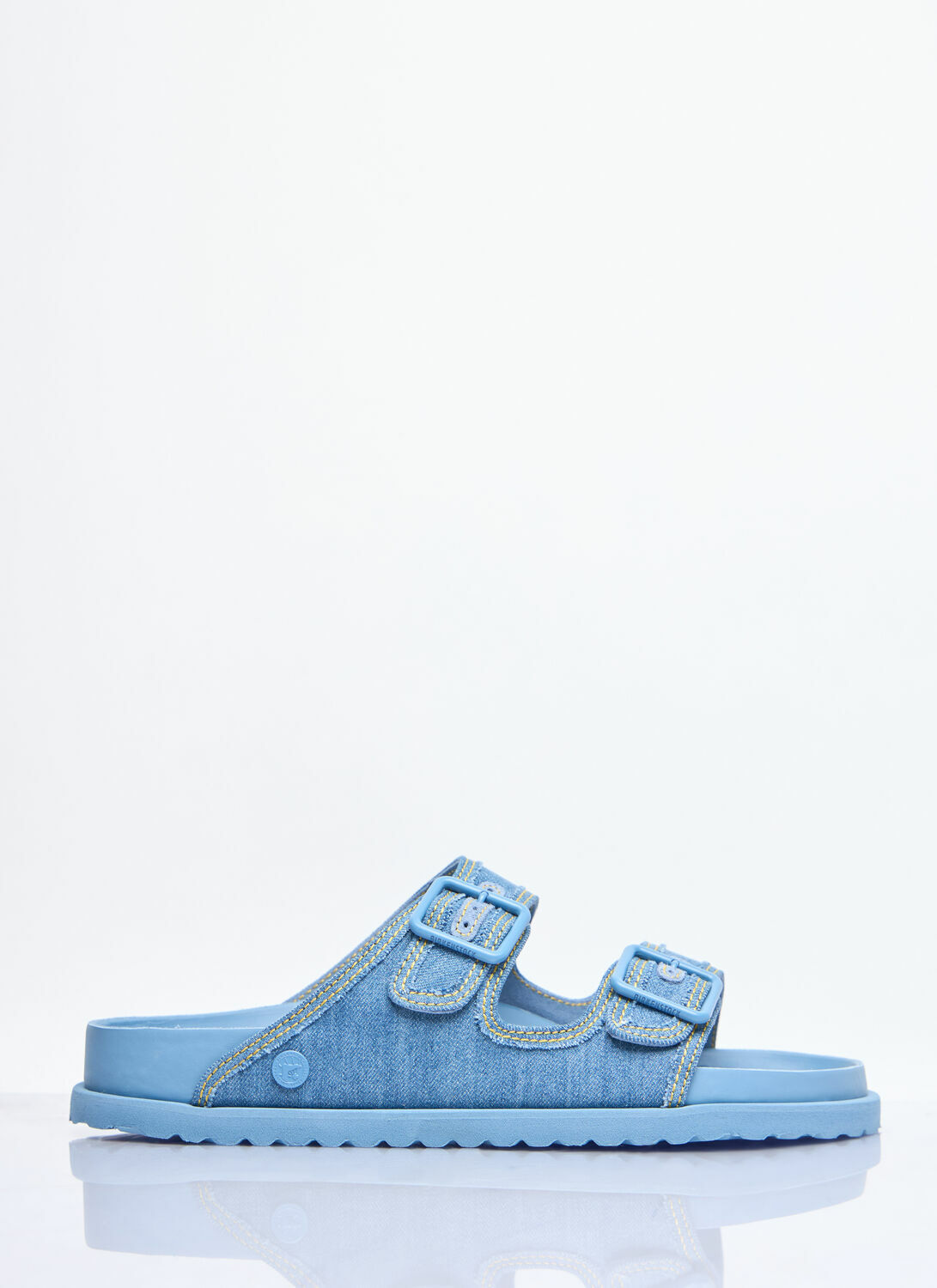 Birkenstock 1774 Arizona Stone Washed Denim Sandals