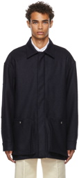 UNIFORME Patched Wool Overshirt