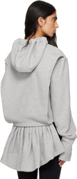 FIDAN NOVRUZOVA Gray Lotte Hoodie