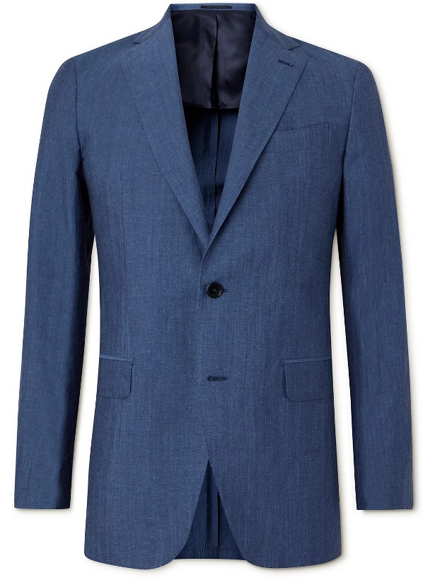 Photo: Sid Mashburn - Kincaid No 2 Wool and Linen-Blend Suit Jacket - Blue