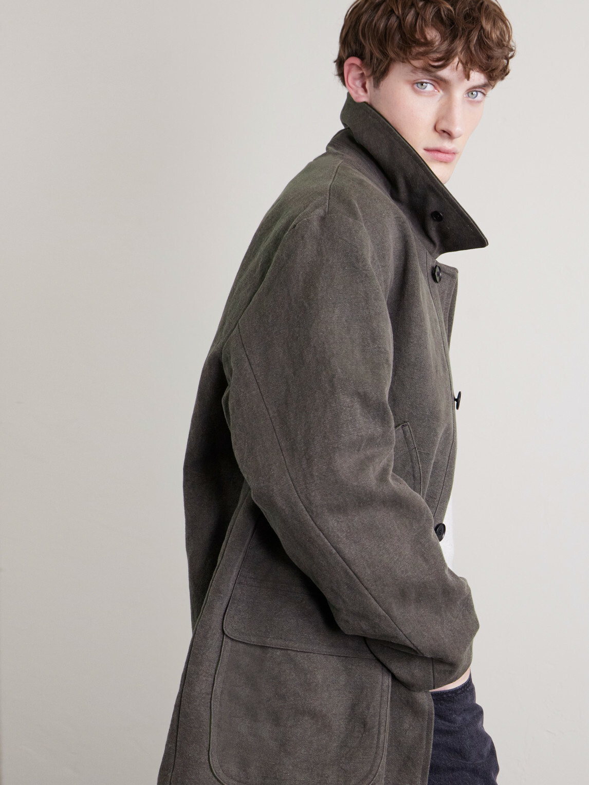 Kaptain Sunshine - Cotton and Hemp-Blend Coat - Black