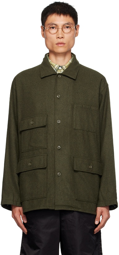 Photo: Engineered Garments Green Flap Pockets Jacket
