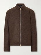 Paul Smith - Wool-Blend Bouclé Blouson Jacket - Brown