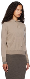 Max Mara Leisure Taupe Tenente Hoodie