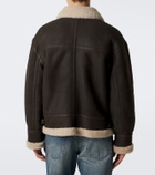 Arma Sano shearling-lined leather jacket