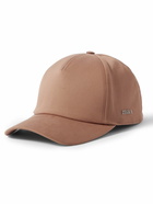 Zegna - Logo-Appliquéd Cotton-Blend Twill Baseball Cap - Neutrals