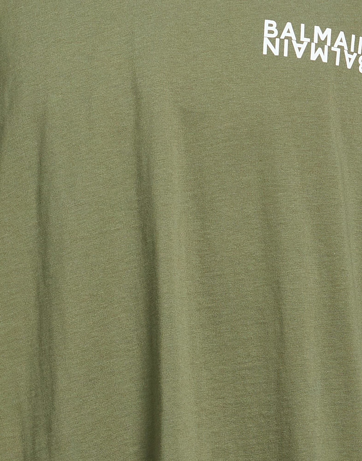 Balmain Mens T-shirt Military in Green
