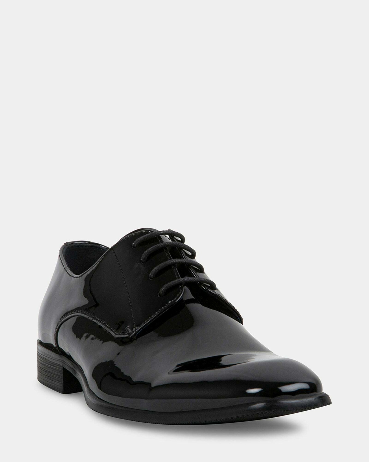 Steve Madden Javin-P Dress Shoes in Black Patent