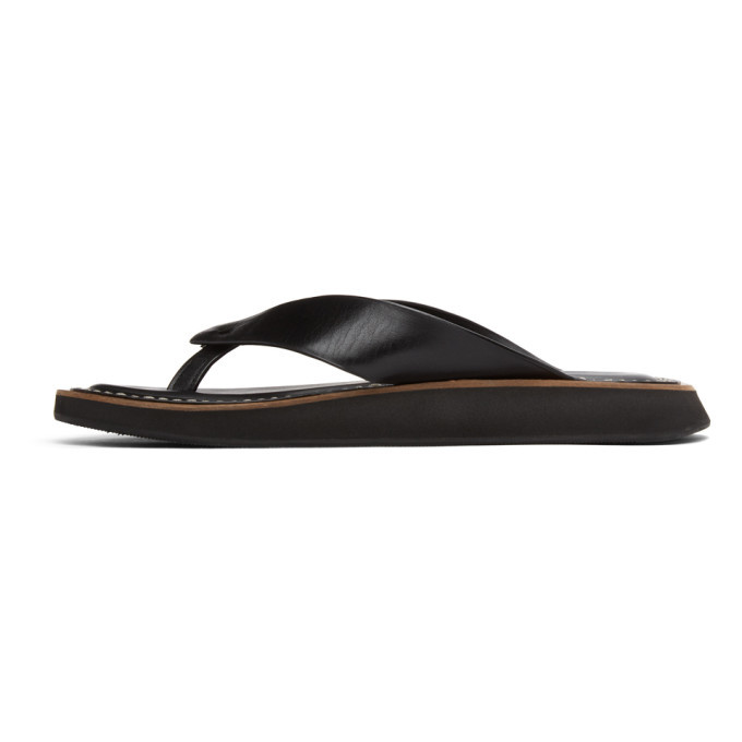 rag and bone Black Parker Thong Sandals Rag and Bone display picture 1