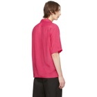 Alexander McQueen Pink Logo Bowling Shirt