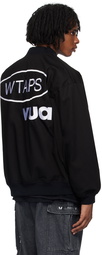 WTAPS Black Team Reversible Bomber Jacket