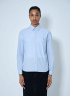 Saint Laurent Striped Cotton Poplin Shirt