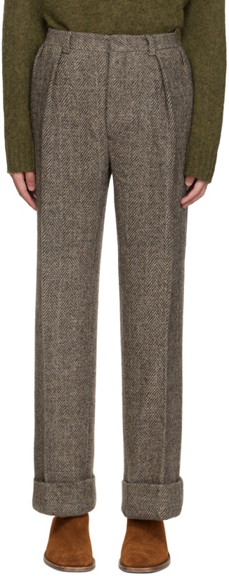 Photo: Acne Studios Gray Tailored Trousers
