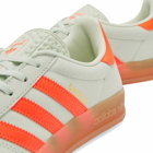 Adidas Men's Gazelle Indoor W Sneakers in Linen Green/Solar Orange/Gum