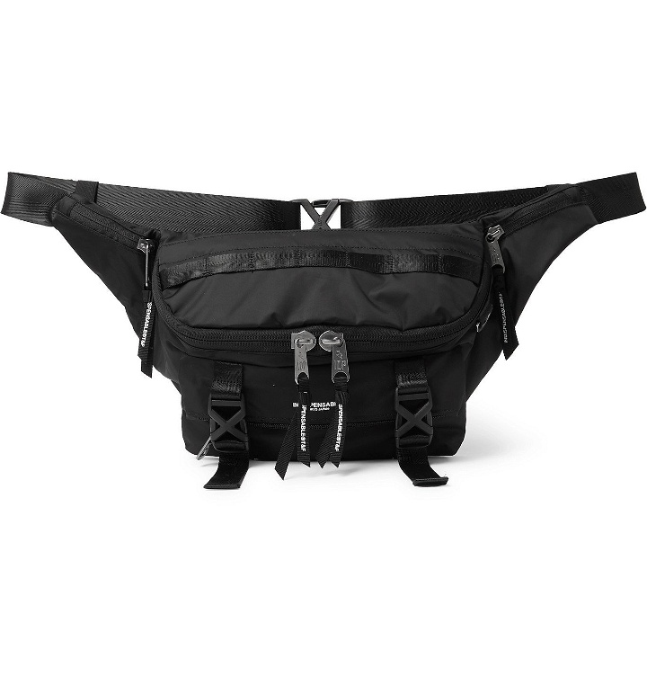 Photo: Indispensable - Webbing-Trimmed ECONYL Belt Bag - Black