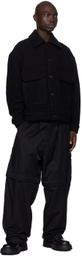 Lownn Black Relaxed Fit Jacket