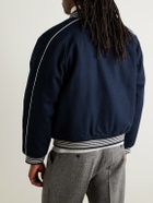 Aimé Leon Dore - Wool-Blend Varsity Jacket - Blue