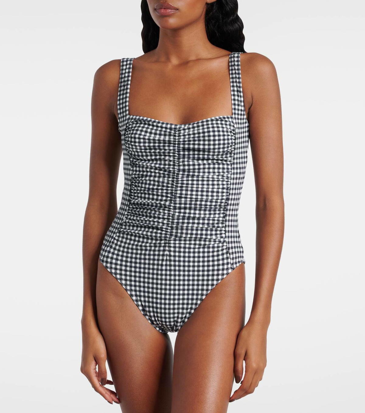 【Karla Colletto】 Ruched水着 Ruched swimsuit in brown - Karla Colletto | Mytheresa