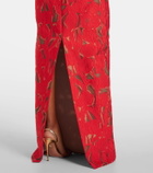 Emilia Wickstead Laelia jacquard corset dress