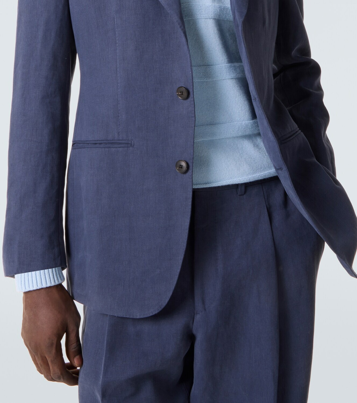 Allude Cotton and cashmere turtleneck sweater
