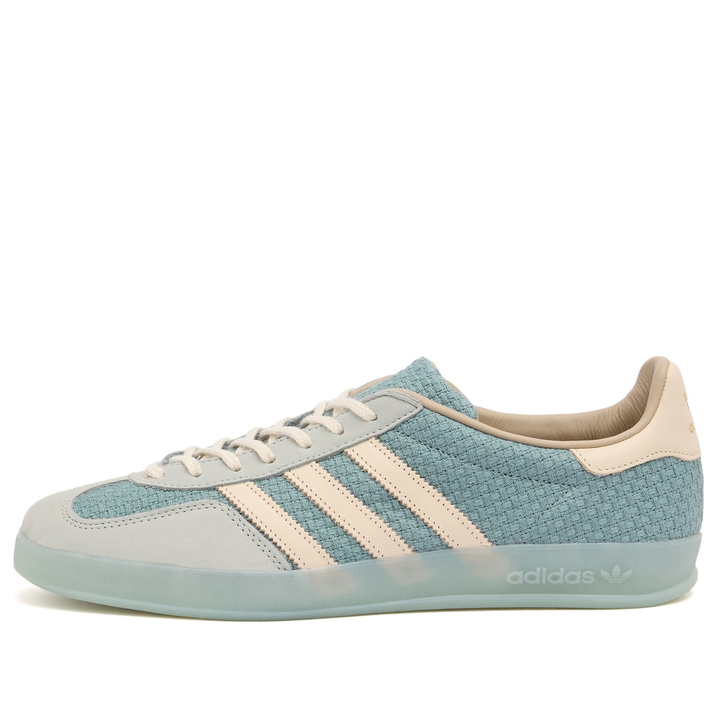 Photo: Adidas Gazelle Indoor in Light Blue/White