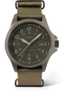 Timex - Field Post Solar 41mm Stainless Steel and Recycled Webbing Watch