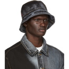 Feng Chen Wang Black and Blue Levis Edition Bucket Hat