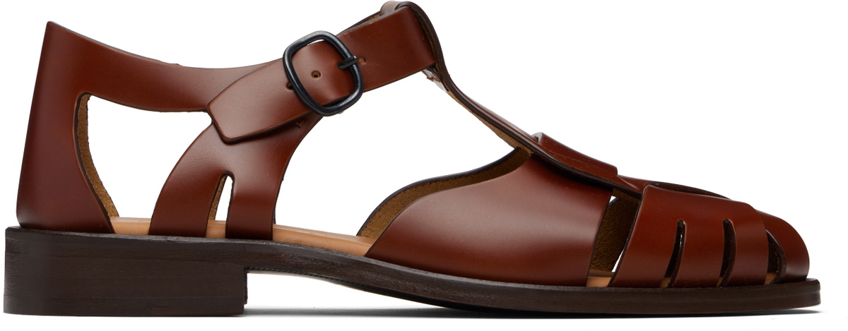 HEREU Brown Pesca Sandals