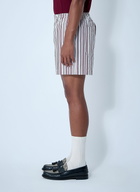 Gucci Striped Logo Motif Shorts