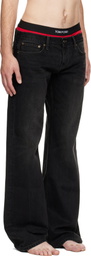 Raimundo Langlois Black Bootcut Jeans