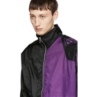 Filling Pieces Black and Purple Panelled Jacket