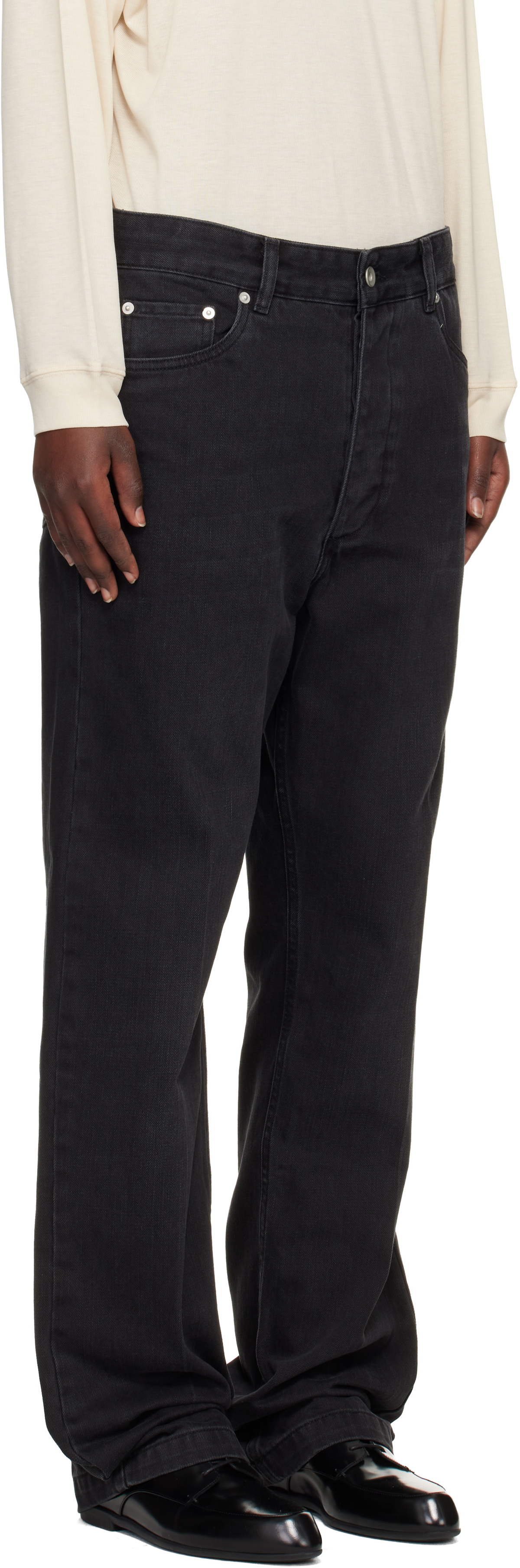 Studio Nicholson Black Barra Jeans