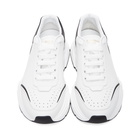 Dolce and Gabbana Black and White Daymaster Low Sneakers