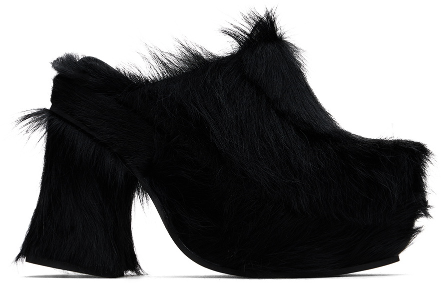 Eckhaus Latta Black Zoe Clogs Eckhaus Latta