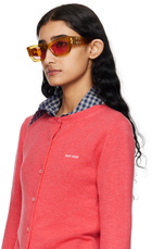 Miu Miu Eyewear Orange Glimpse Sunglasses