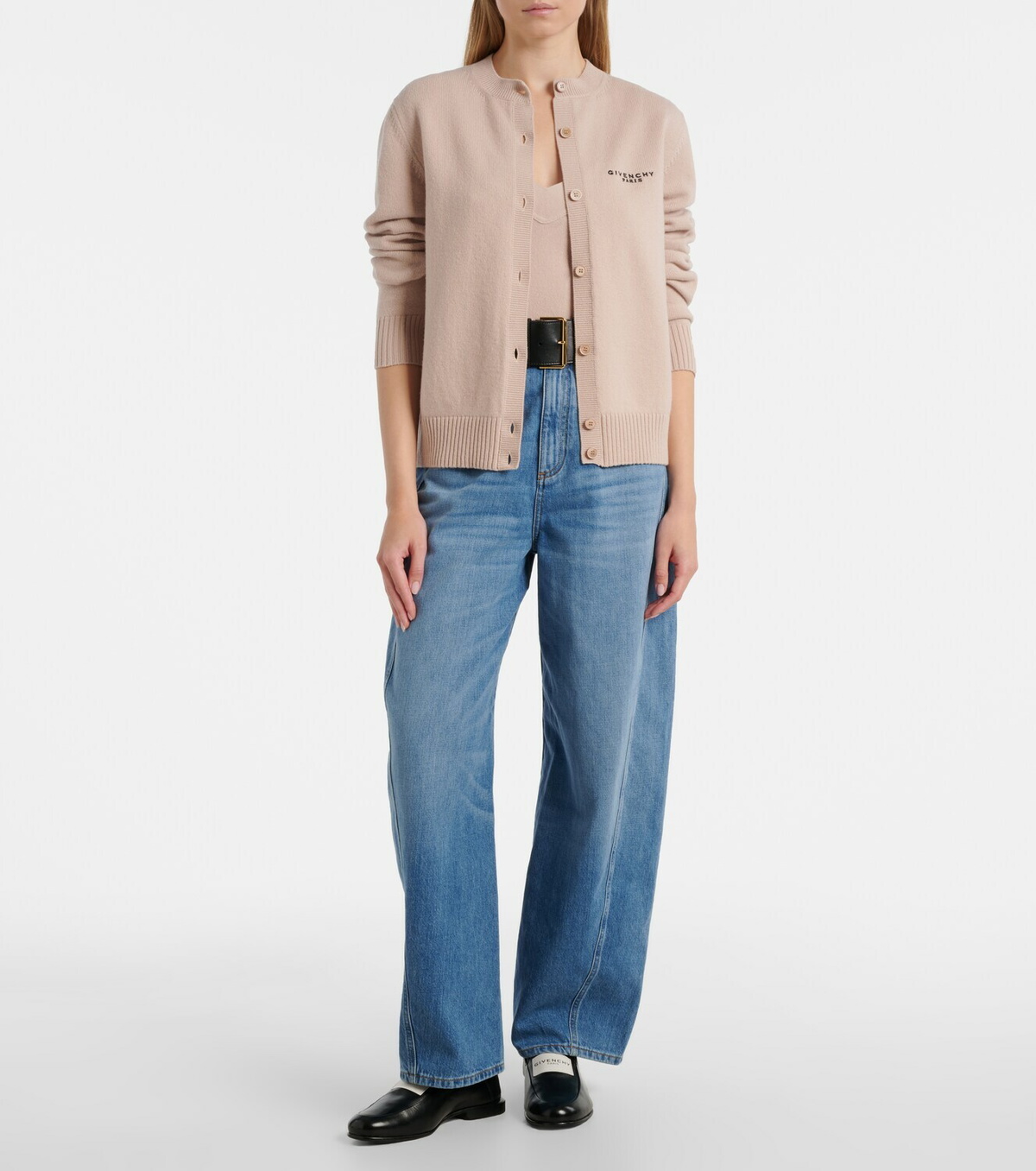 Givenchy Cropped wool and cashmere cardigan